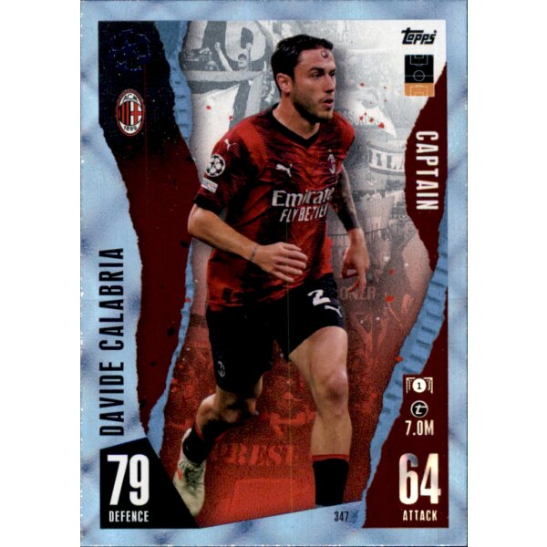 347 - Davide Calabria - Captain - CRYSTAL - 2023/2024