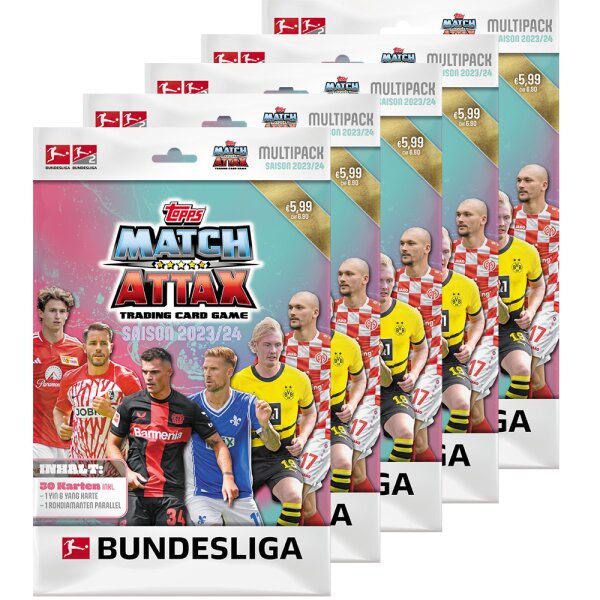 Topps Match Attax Bundesliga - 2023/24 - 5 Multipacks