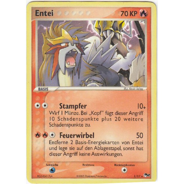 1/17 Entei - Promokarte - Deutsch