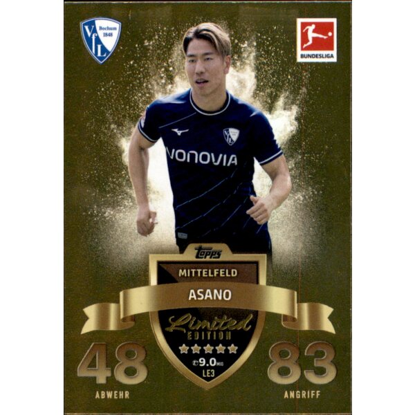 LE3 - Takuma Asano - Limitierte Karte - 2023/2024