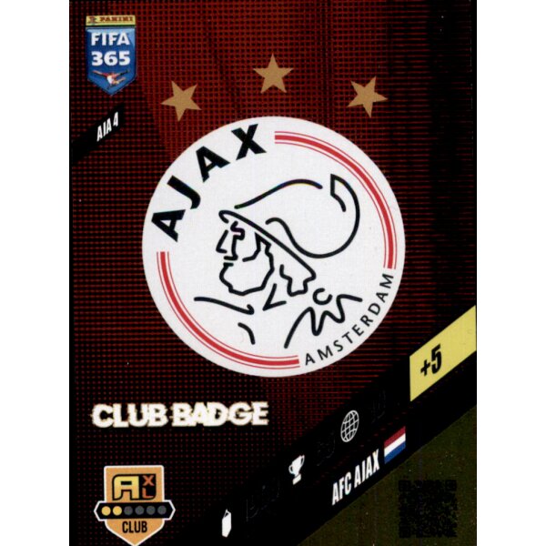 AJA 4 - AFC Ajax - Club Badge - 2024