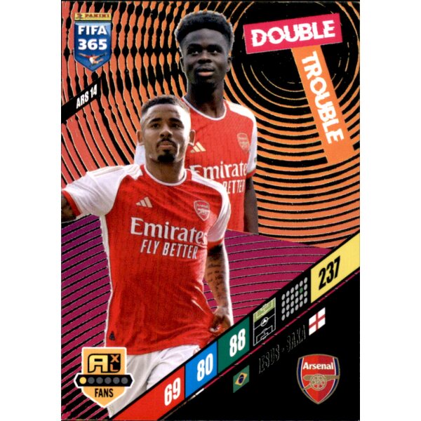 ARS 14 - Bukayo Saka/Gabriel Jesus - Double Trouble - 2024