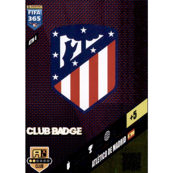 ATM 4 - Atletico de Madrid - Club Badge - 2024