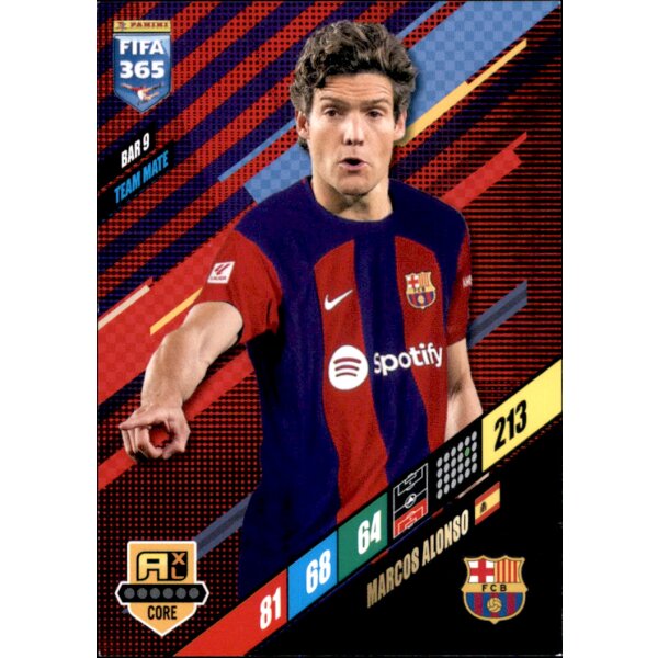 BAR 9 - Marcos Alonso - Team Mate - 2024