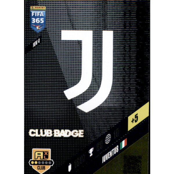 JUV 4 - Juventus - Club Badge - 2024