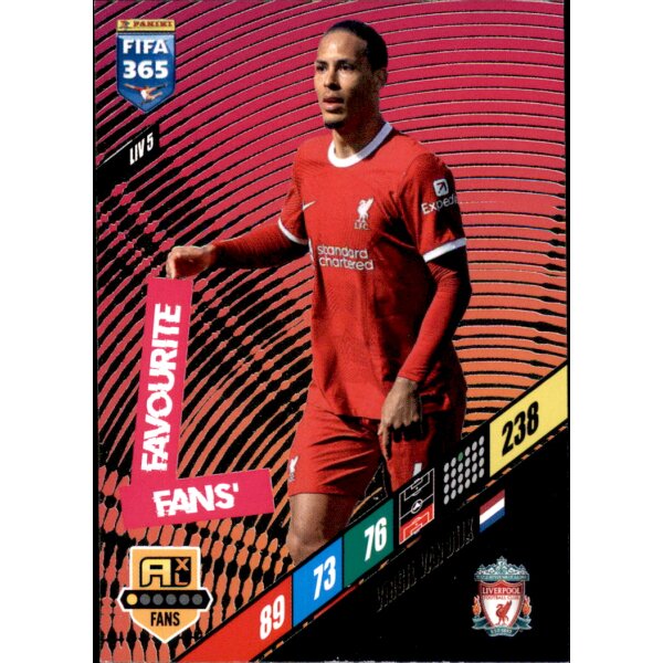 LIV 5 - Virgil van Dijk - Fans Favourite - 2024