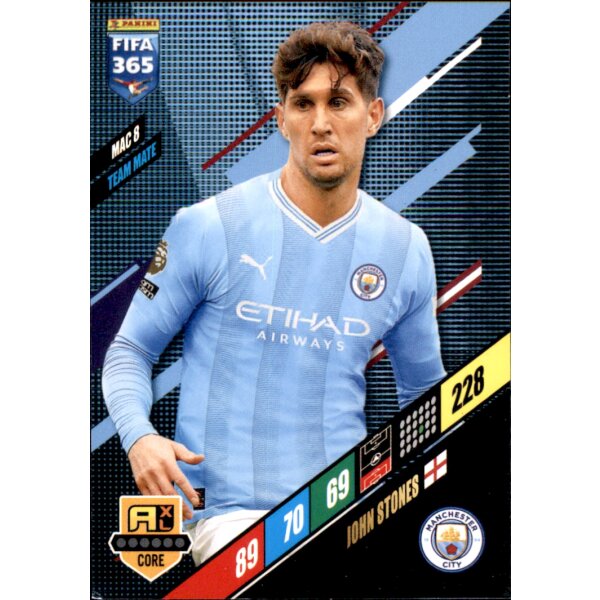 MAC 8 - John Stones - Team Mate - 2024