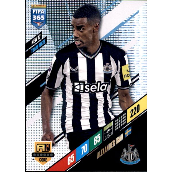 NEW 17 - Alexander Isak - Team Mate - 2024