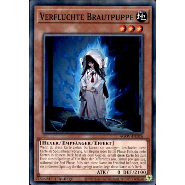 AGOV-DE026 - Verfluchte Brautpuppe - 1. Auflage