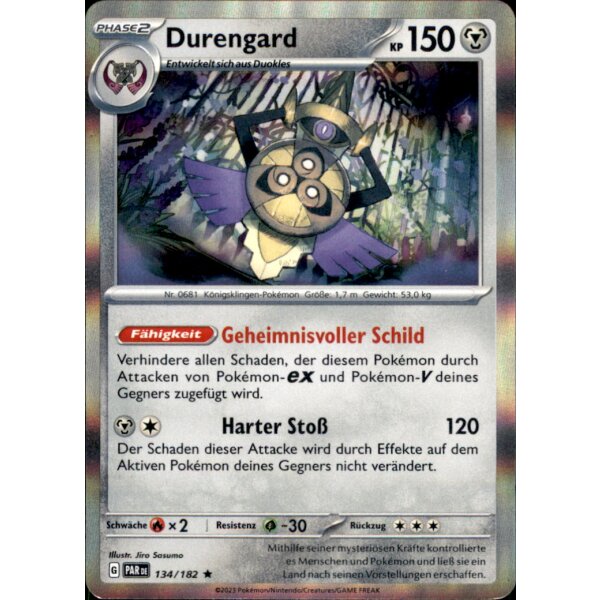 134/182 - Durengard - Holo Rare - PAR Paradoxrift