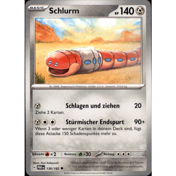 138/182 - Schlurm - Uncommon - PAR Paradoxrift