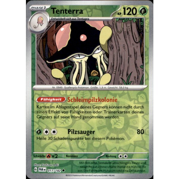 017/182 - Tenterra - Reverse Holo - PAR Paradoxrift