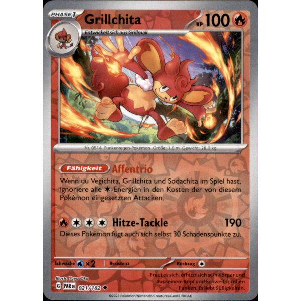 021/182 - Grillchita - Reverse Holo - PAR Paradoxrift