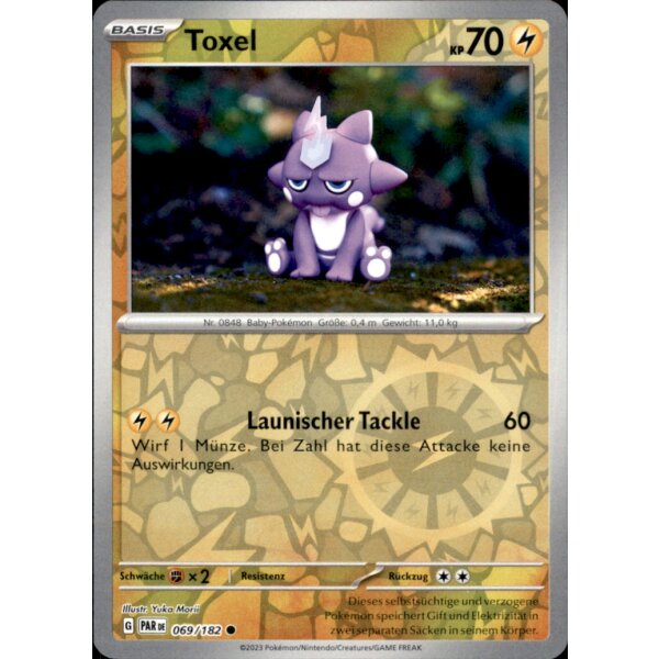 069/182 - Toxel - Reverse Holo - PAR Paradoxrift