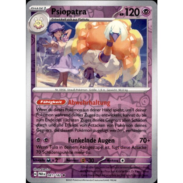 081/182 - Psiopatra - Reverse Holo - PAR Paradoxrift