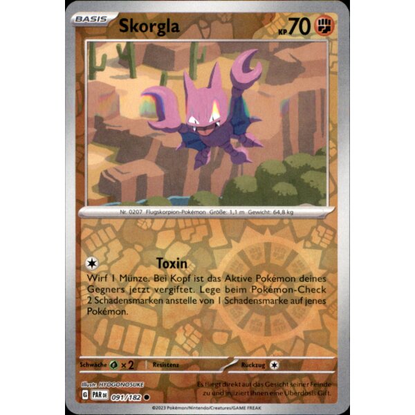 091/182 - Skorgla - Reverse Holo - PAR Paradoxrift