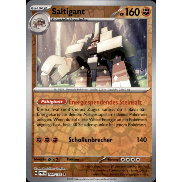 104/182 - Saltigant - Reverse Holo - PAR Paradoxrift