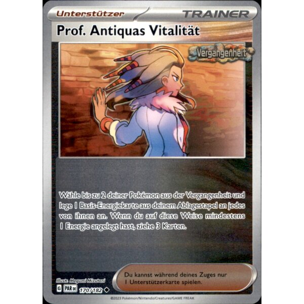 170/182 - Prof. Antiquas Vitalität - Reverse Holo - PAR Paradoxrift