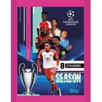 Topps - Champions League 2023/24 - Sammelsticker - 3 Displays (150 Tüten)