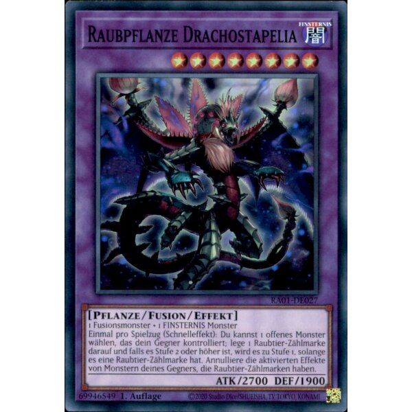 RA01-DE027 - Raubpflanze Drachostapelia - Super Rare