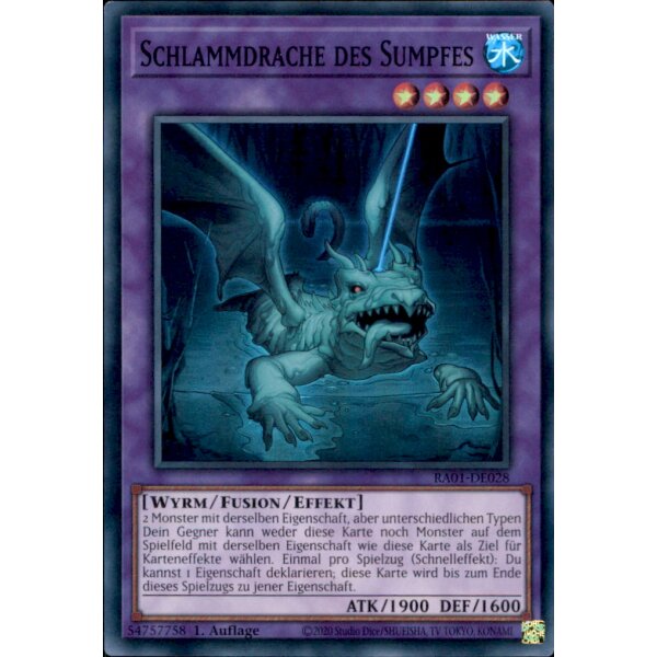 RA01-DE028 - Schlammdrache des Sumpfes - Super Rare