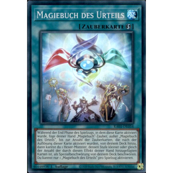 RA01-DE054 - Magiebuch des Urteils - Super Rare