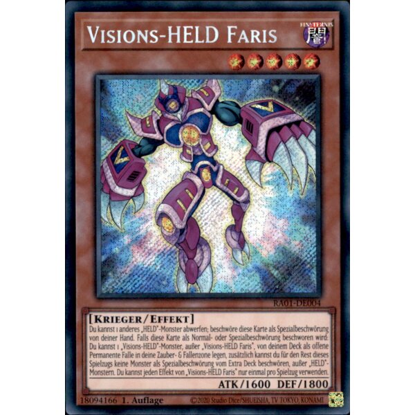 RA01-DE004 - Vision-HELD Faris - Secret Rare