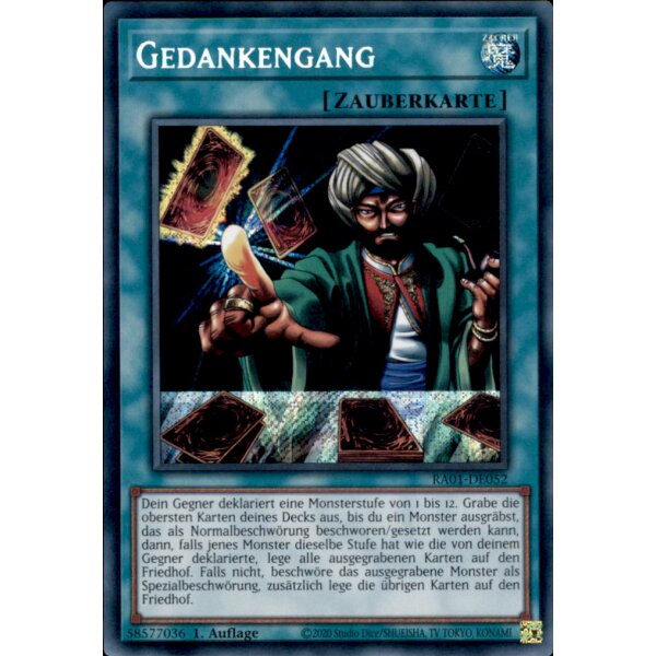 RA01-DE052 - Gedankengang - Secret Rare