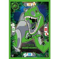 2 - Nachtsicht Giganotosaurus - Dinosaurier Karte - Serie 3