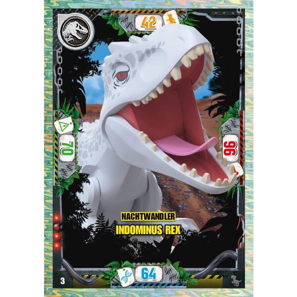 3 - Nachtwandler Indominus Rex - Dinosaurier Karte - Serie 3