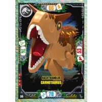 35 - Nachtwandler Carnotaurus - Dinosaurier Karte - Serie 3