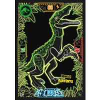 37 - Dunkler Baryonyx - Dinosaurier Karte - Serie 3