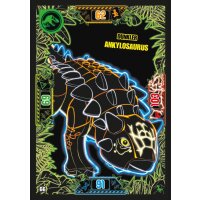 66 - Dunkler Ankylosaurus - Dinosaurier Karte - Serie 3