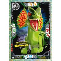 92 - Nachtwandler Dilophosaurus - Dinosaurier Karte -...