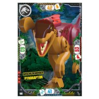 98 - Anschleichender Pyroraptor - Dinosaurier Karte -...