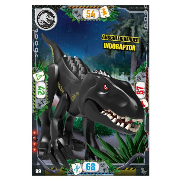 99 - Anschleichender Indoraptor - Dinosaurier Karte - Serie 3