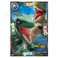 129 - Team Blue & Delta - Dinosaurier Karte - Serie 3