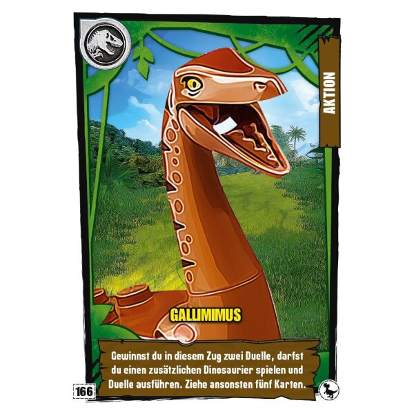 166 - Gallimimus - Aktionskarte - Serie 3