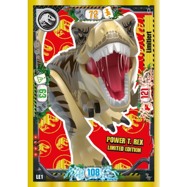 LE01 - Power T. Rex  - Limitierte Karte - Serie 3