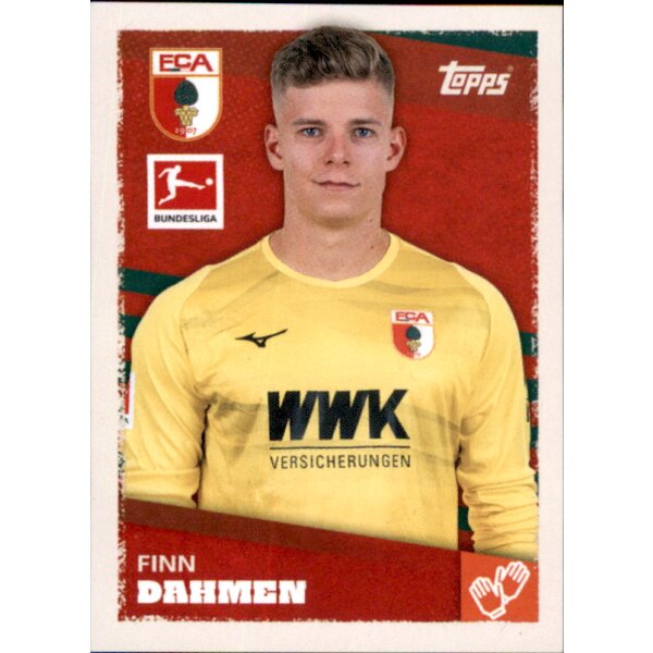 Topps Bundesliga 2023/24 - Sticker 12 - Finn Dahmen - FC Augsburg