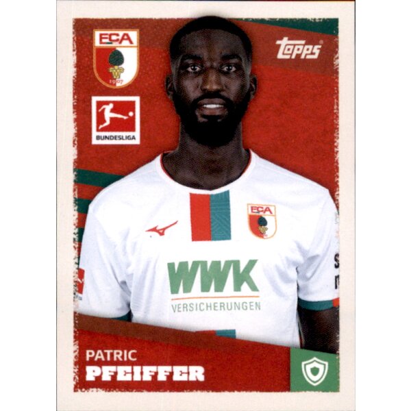 Topps Bundesliga 2023/24 - Sticker 14 - Patric Pfeiffer - FC Augsburg