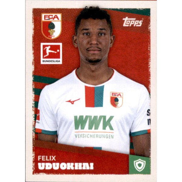 Topps Bundesliga 2023/24 - Sticker 16 - Felix Uduokhai - FC Augsburg