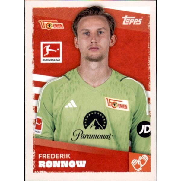 Topps Bundesliga 2023/24 - Sticker 33 - Frederik Ronnow - 1. FC Union Berlin