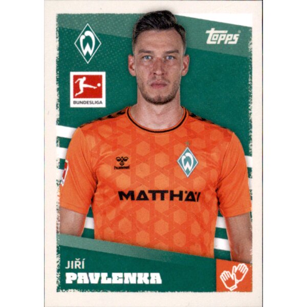 Topps Bundesliga 2023/24 - Sticker 75 - Jiri Pavlenka - SV Werder Bremen