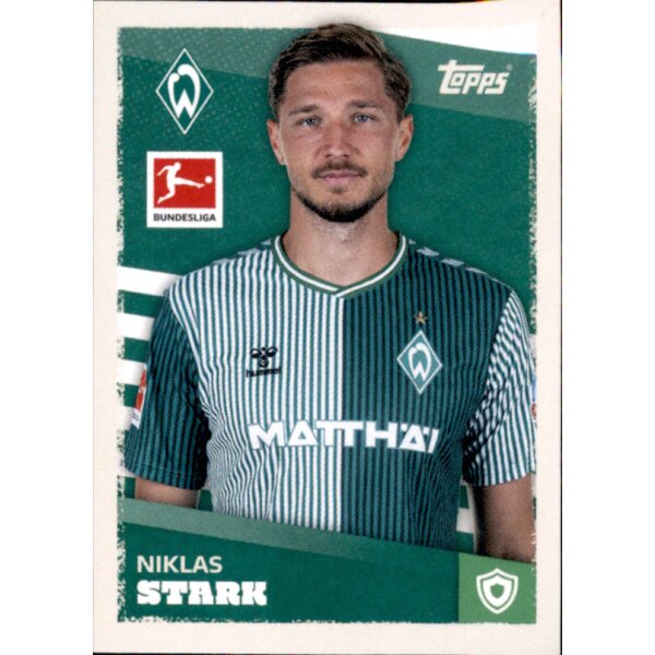 Topps Bundesliga 2023/24 - Sticker 78 - Niklas Stark - SV Werder Bremen