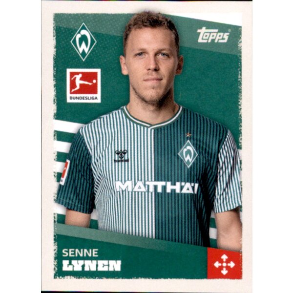 Topps Bundesliga 2023/24 - Sticker 85 - Senne Lynen - SV Werder Bremen