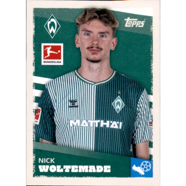 Topps Bundesliga 2023/24 - Sticker 87 - Nick Woltemade - SV Werder Bremen