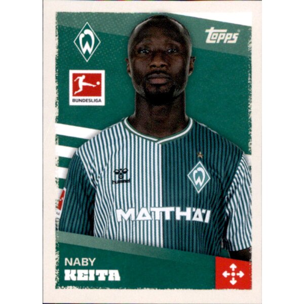 Topps Bundesliga 2023/24 - Sticker 88 - Naby Keita - SV Werder Bremen