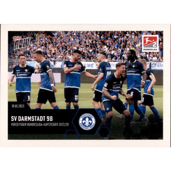 Topps Bundesliga 2023/24 - Sticker 112 - SV Darmstadt 98 - SV Darmstadt 98 - Topps Now