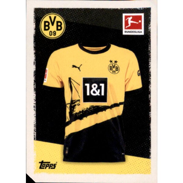 Topps Bundesliga 2023/24 - Sticker 116 - Borussia Dortmund - Heimtrikot